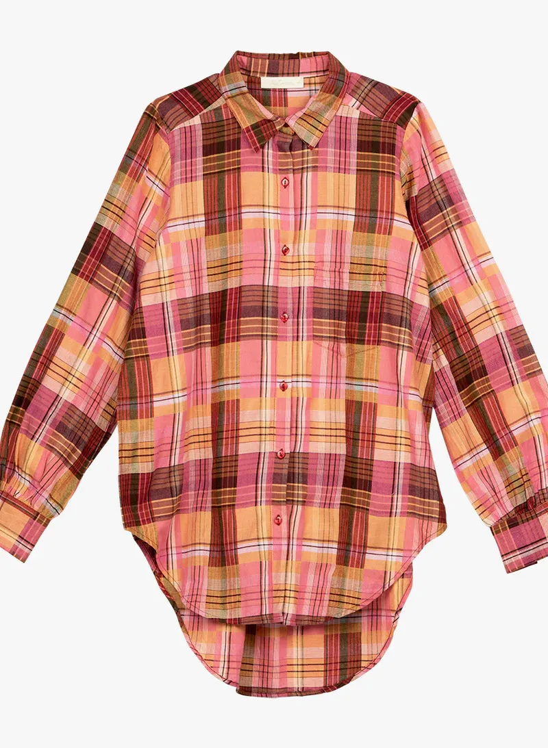 Mes Demoiselles Kuri Pink combo Lovers Shirt